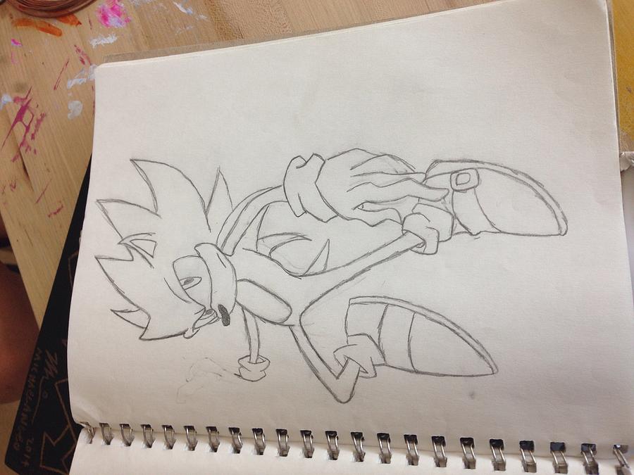 My Drawing Super Sonic — Steemit