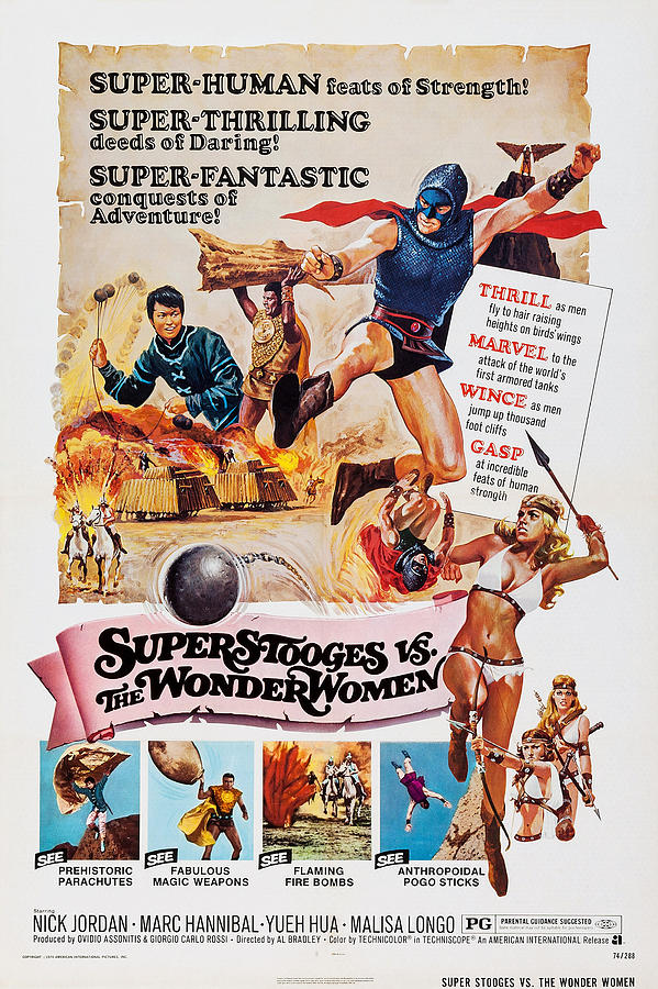 Super Stooges Vs. The Wonder Women, Aka Photograph by Everett