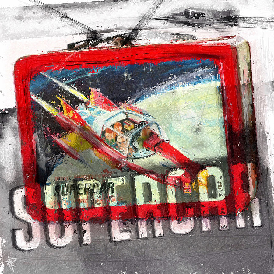 Supercar Mixed Media by Russell Pierce