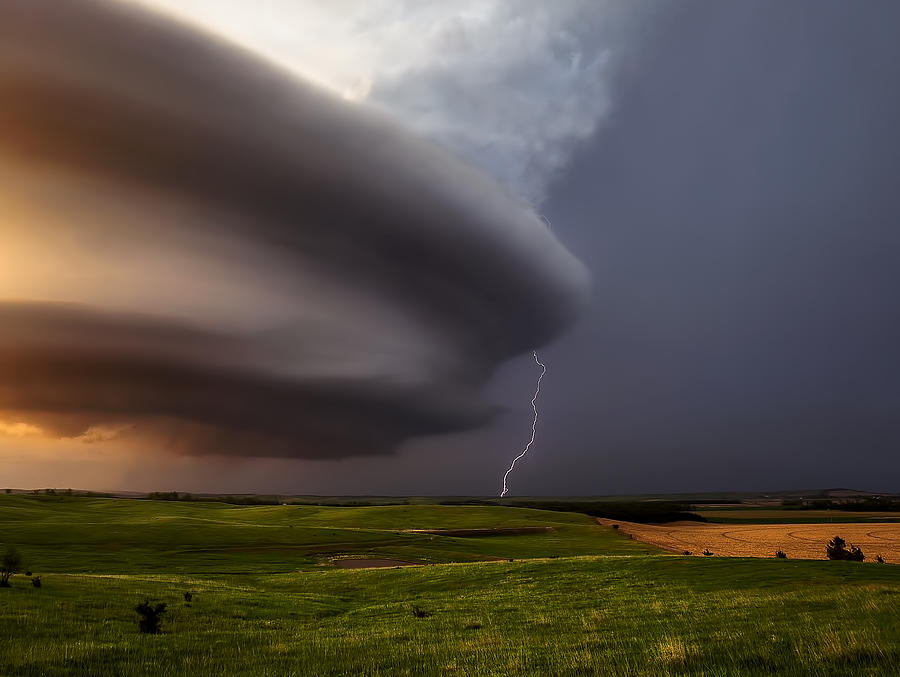 Supercell Strike Photograph by Douglas Berry