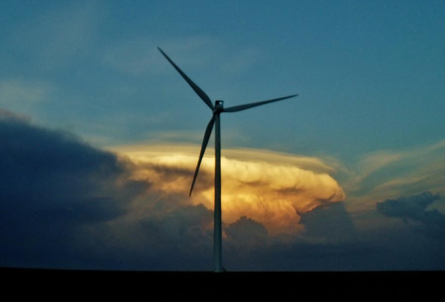 Supercell Windmill Photograph