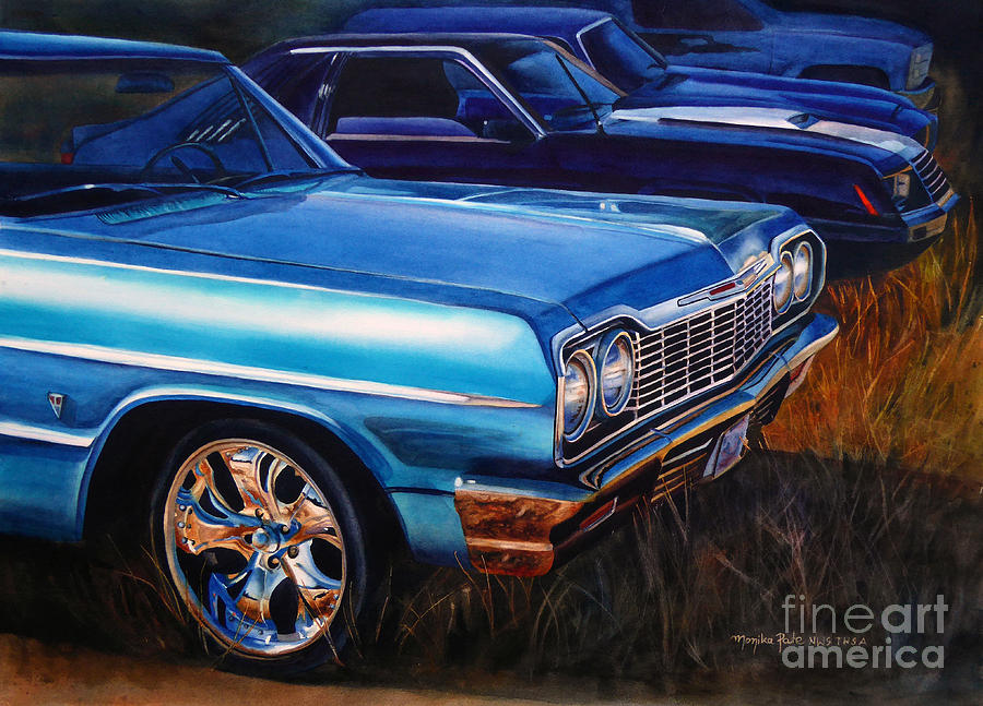 Car Painting - Supercharged by Monika Pate