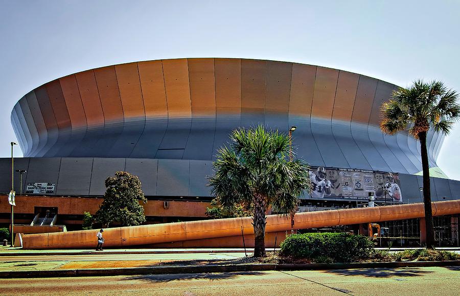 New Orleans Photograph - Superdome by Steve Harrington