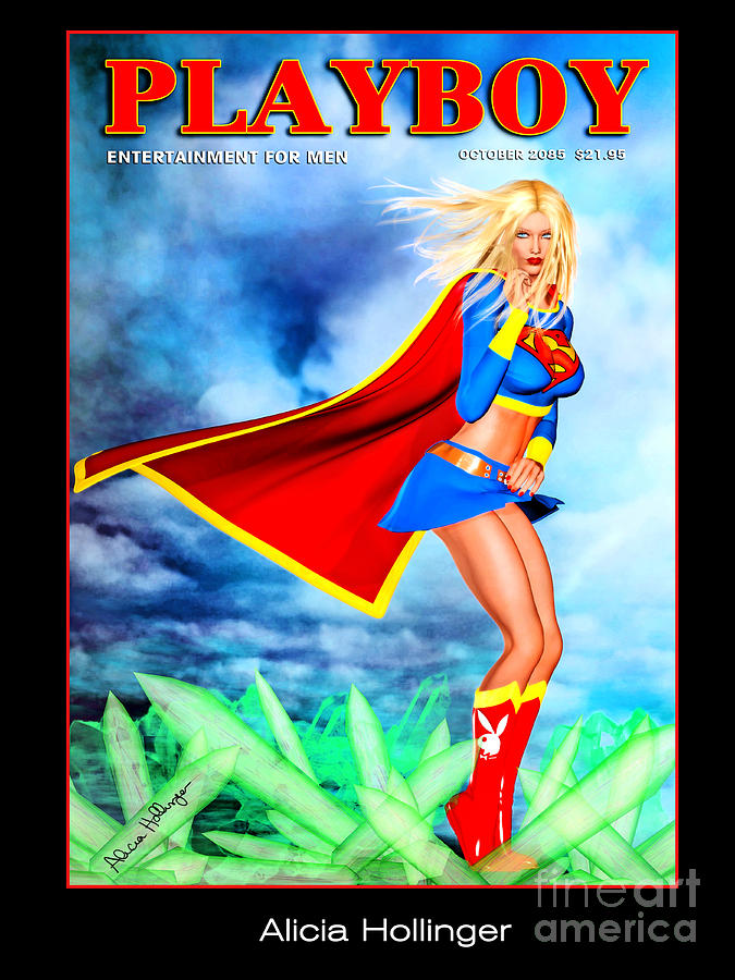 Supergirl Mixed Media - Supergirl 2085 by Alicia Hollinger Supergirl Mixed Media - Supergirl 2085 by Alicia Hollinger