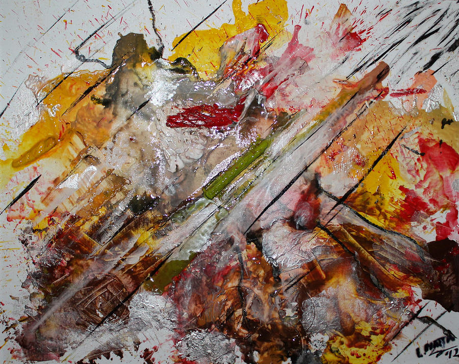 Abstract Painting - Superhero Meltdown by Lucy Matta