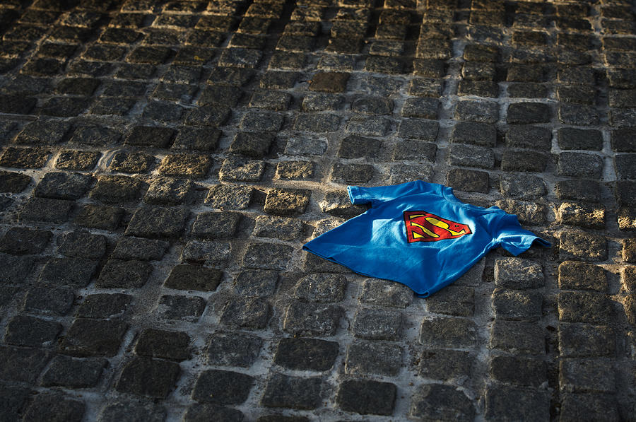 Superman Photograph - Superhero by Tim Gainey