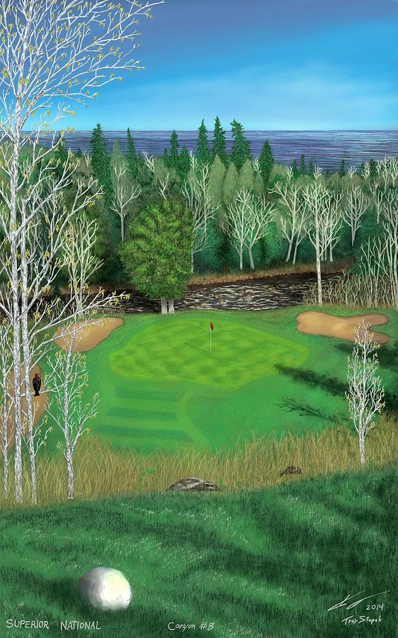 Superior National Golf Canyon 8 Digital Art by Troy Stapek