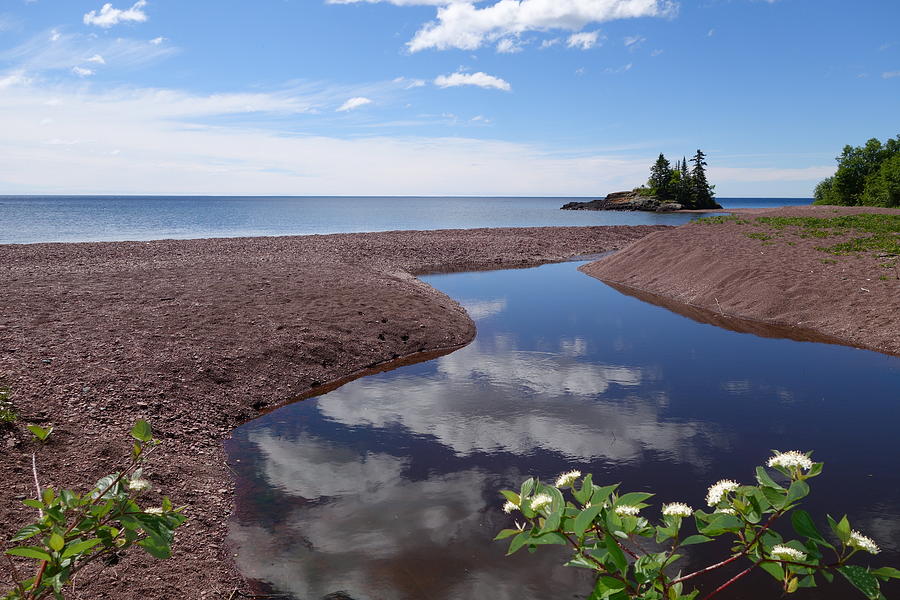 Lake Superior Photograph - Superior Reflections by Sandra Updyke