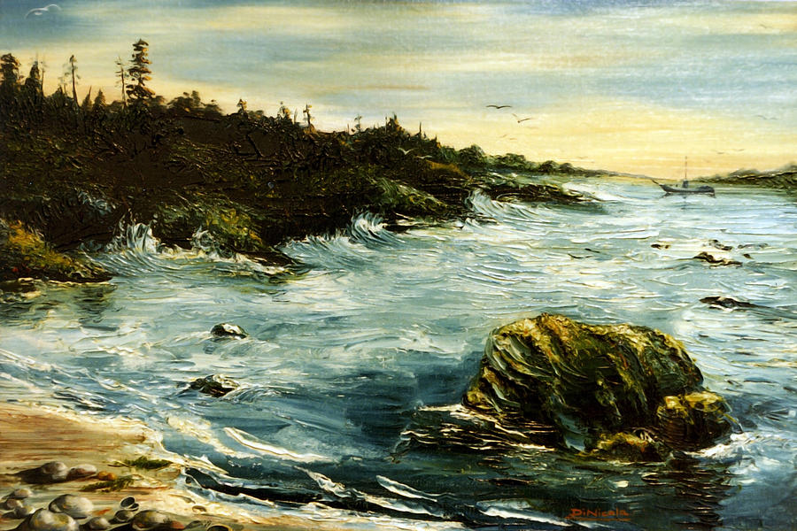 Superior Shores Painting by Anthony DiNicola