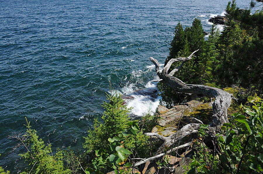 Superior View from the Cliffs Photograph by Sandra Updyke