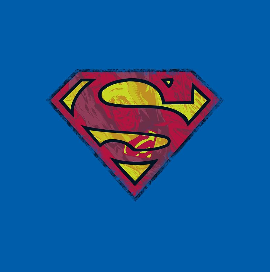 Superman Digital Art - Superman - Action Shield by Brand A Superman Digital Art - Superman - Action Shield by Brand A
