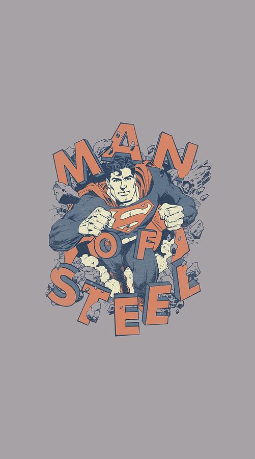 Superman Digital Art - Superman - Coming Through by Brand A Superman Digital Art - Superman - Coming Through by Brand A