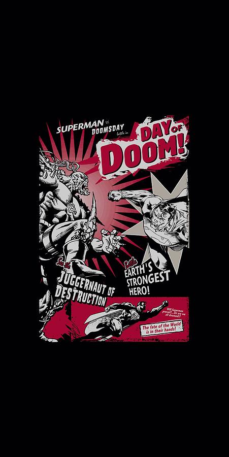 Man Of Steel Digital Art - Superman - Day Of Doom by Brand A