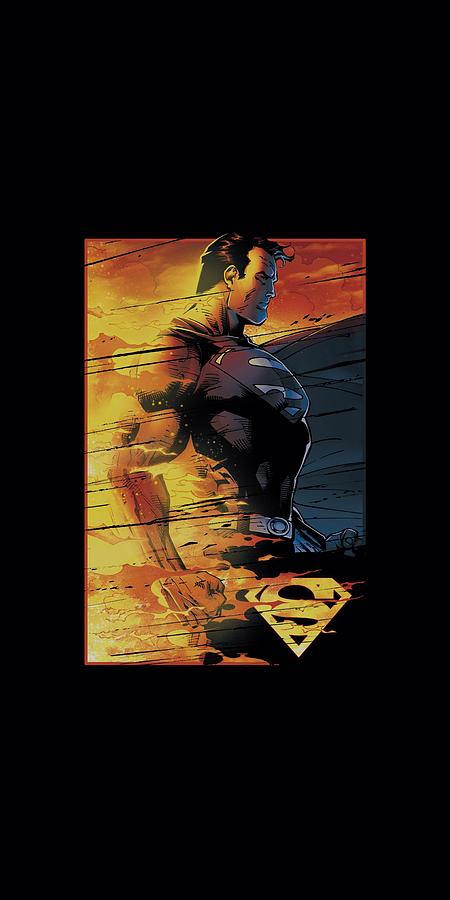 Man Of Steel Digital Art - Superman - Fireproof by Brand A