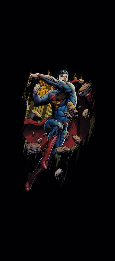 Man Of Steel Digital Art - Superman - Flying Determination by Brand A