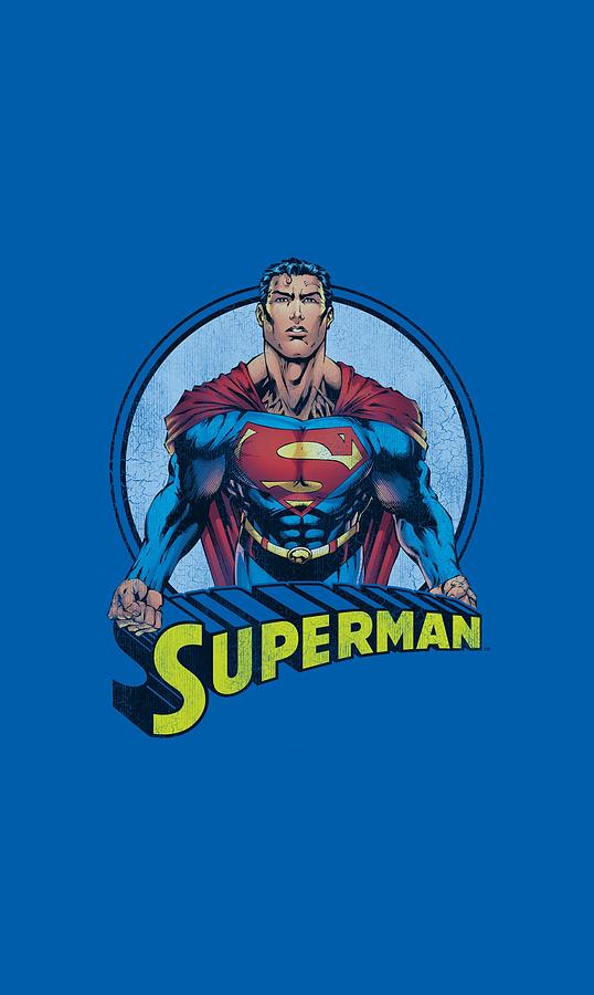 Man Of Steel Digital Art - Superman - Flying High Again by Brand A