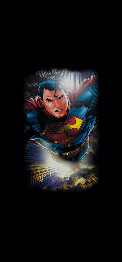 Man Of Steel Digital Art - Superman - In The Sky by Brand A