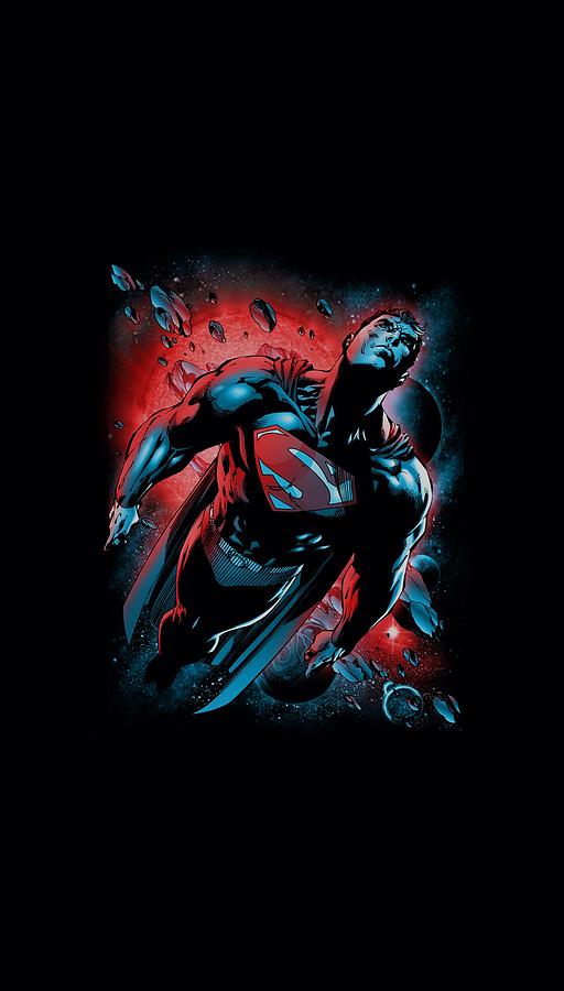 Superman - Red Sun Digital Art by Brand A - Fine Art America