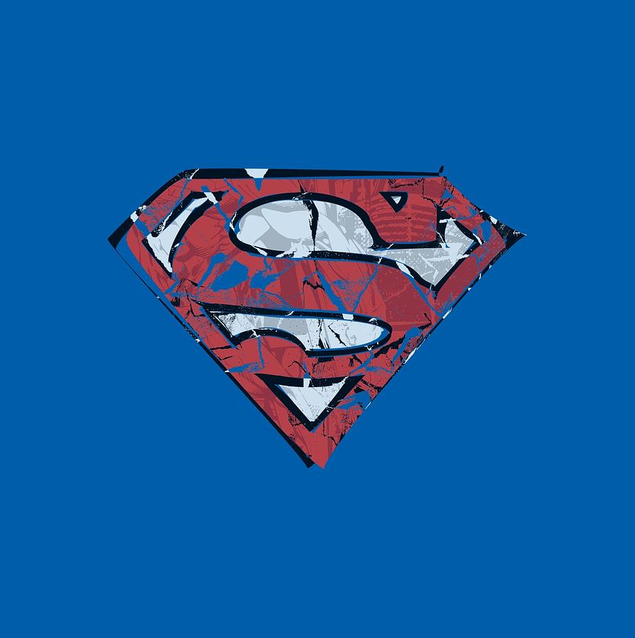 Man Of Steel Digital Art - Superman - Ripped And Shredded by Brand A