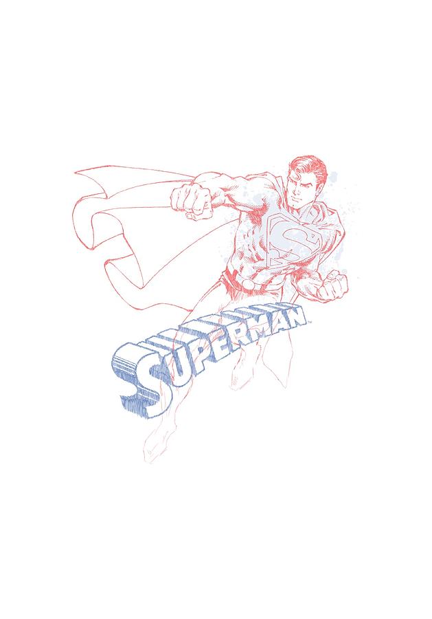 Superman Drawing || Step By Step Tutorial - Cool Drawing Idea