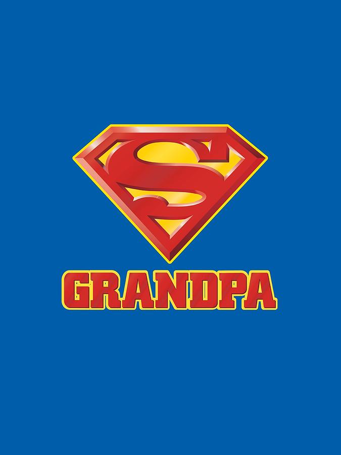 Superman Digital Art - Superman - Super Grandpa by Brand A
