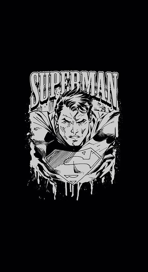 Superman Digital Art - Superman - Super Metal by Brand A Superman Digital Art - Superman - Super Metal by Brand A