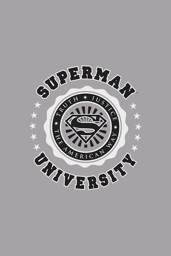 Man Of Steel Digital Art - Superman - Superman University by Brand A