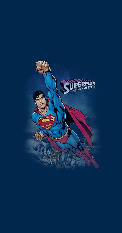 Man Of Steel Digital Art - Superman - Twilight Flight by Brand A