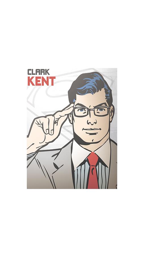 Man Of Steel Digital Art - Superman(dc) - Clark Kent Cover by Brand A
