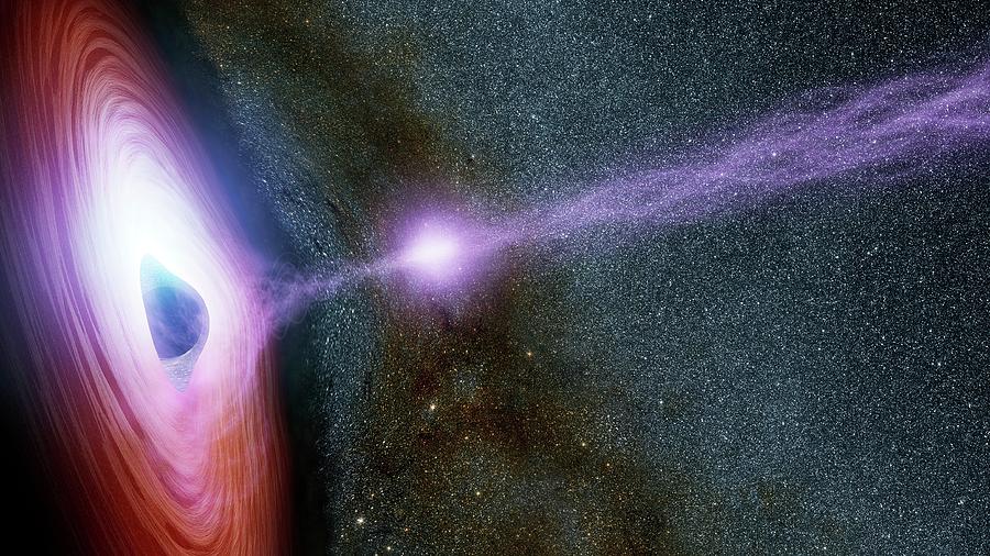 Supermassive Black Hole Corona Photograph by Nasa/jpl-caltech