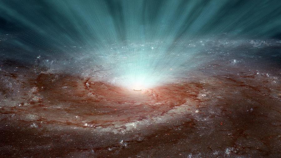 Jet Photograph - Supermassive Black Hole by Nasa/jpl-caltech