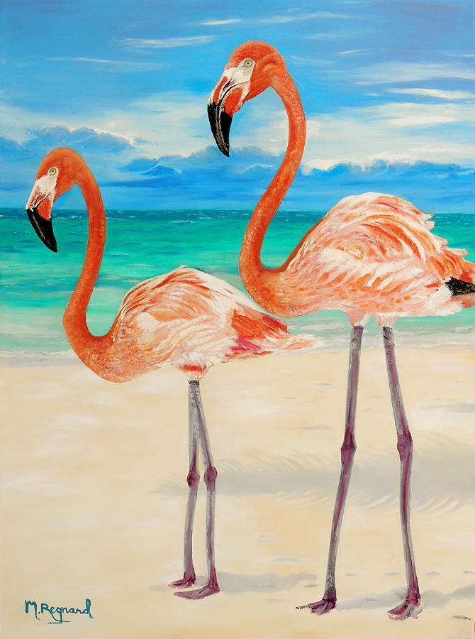 Bird Painting - Supermodels by Malcolm Regnard