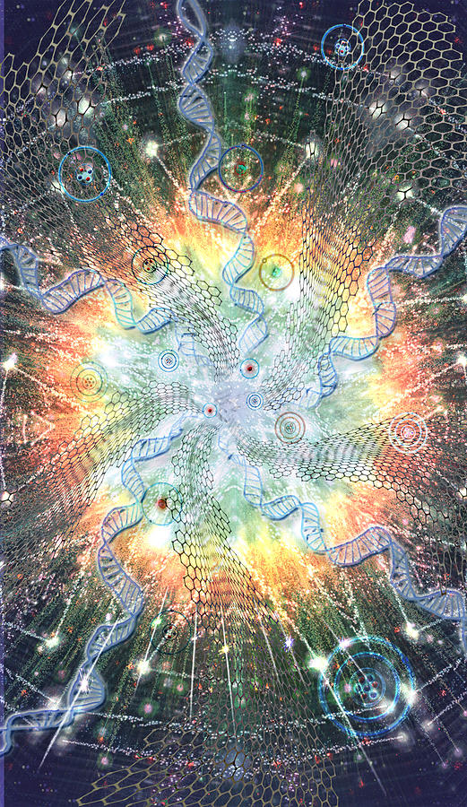 Supernova - Artwork from the Science Tarot Digital Art by Janelle Schneider