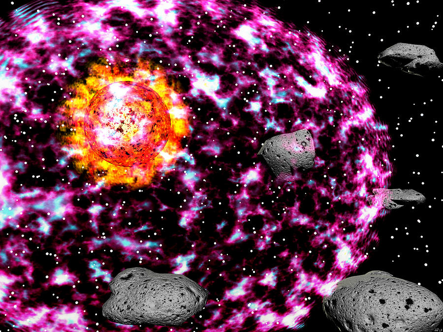 Space Digital Art - Supernova by Michele Wilson