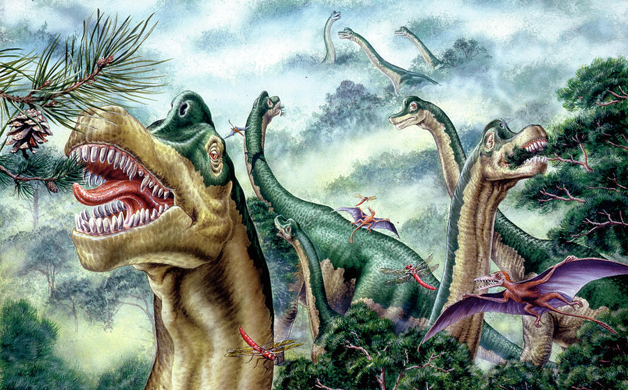 Prehistoric Photograph - Supersaurus Dinosaurs by Deagostini/uig