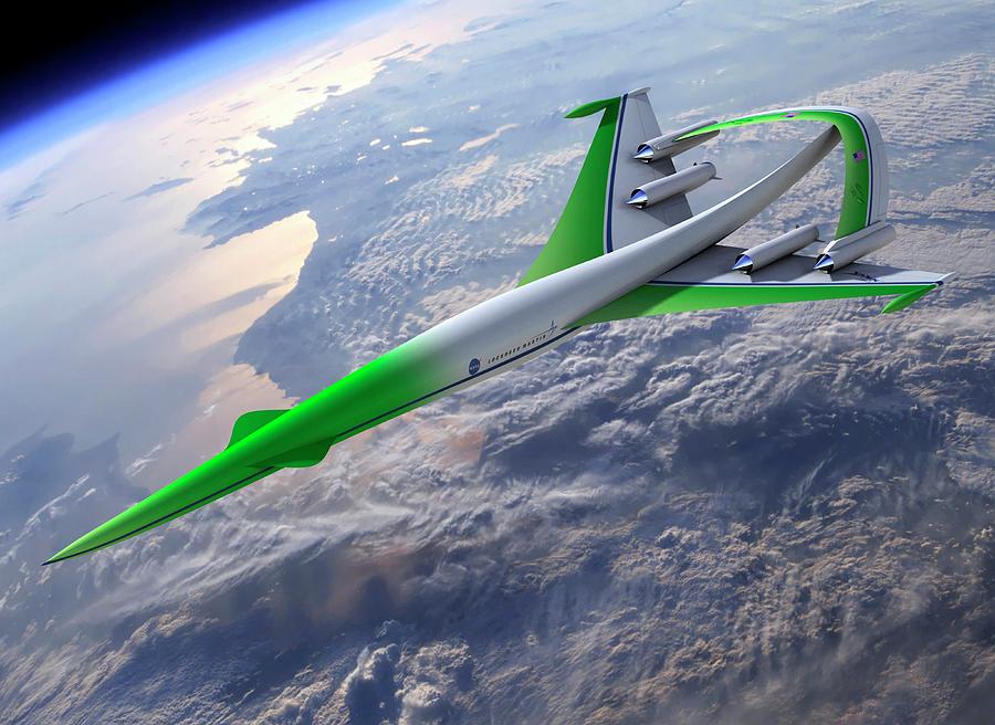 Supersonic Green Machine Photograph by Nasa/lockheed Martin/science ...