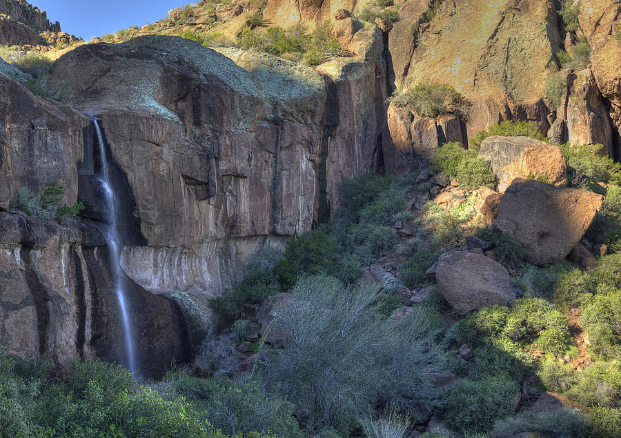 Superstition Falls Photograph by Sue Cullumber