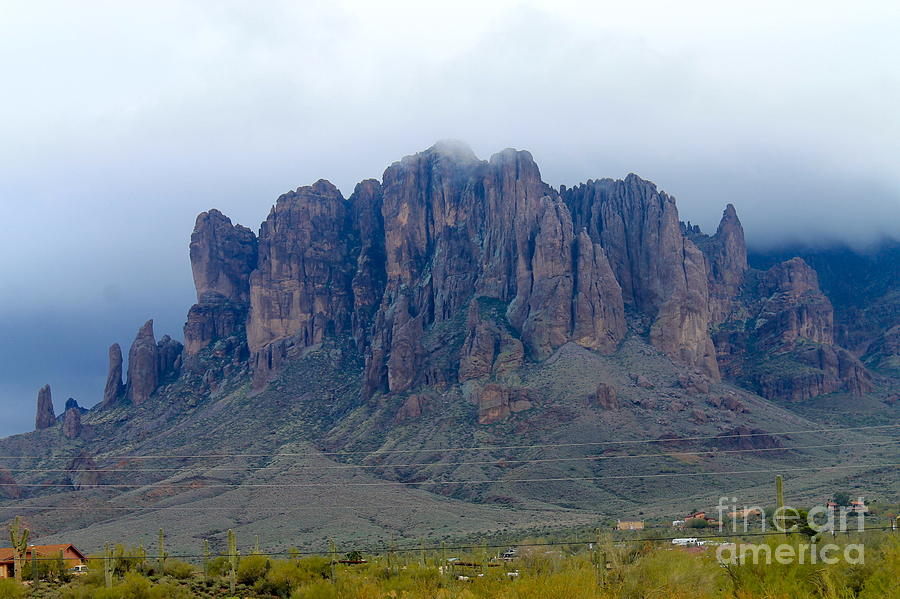 Superstition Mountain Photograph by Pamela Walrath