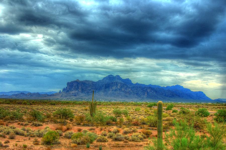 Superstition Mountain Photograph by Tam Ryan