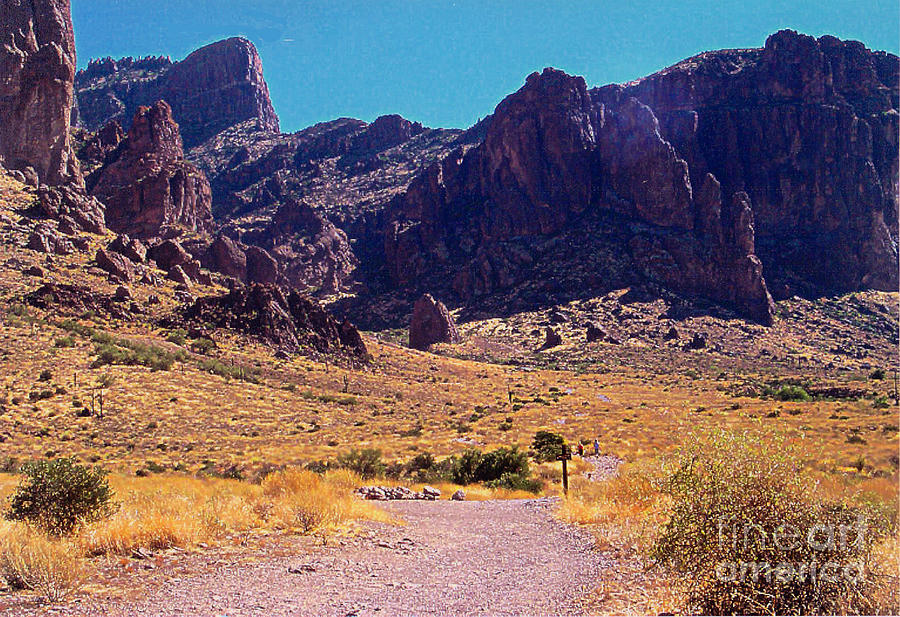 Superstition Springs Trail Photograph by Stanley Morganstein