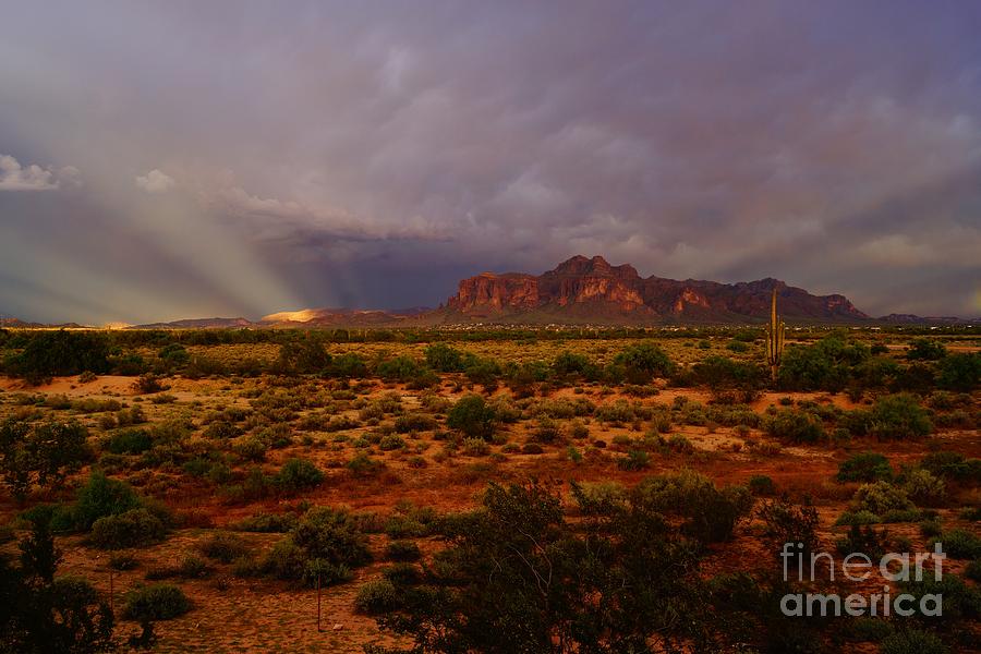 Superstition Sun Rays by Kerri Mortenson Superstition Sun Rays by Kerri Mortenson