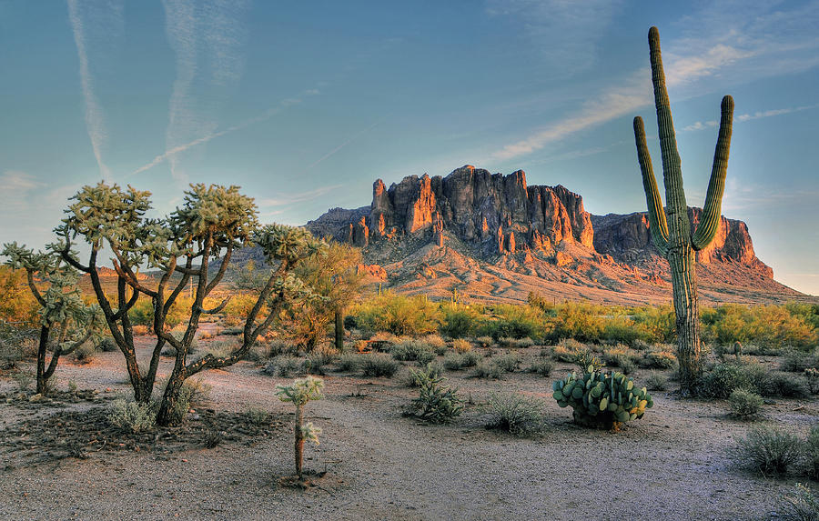 Superstition Sunset Photograph by Dan Myers