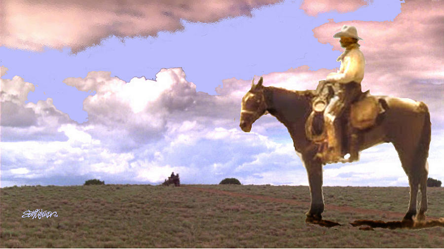 Lonesome Dove Series Digital Art - Supply Wagon Coming by Seth Weaver Lonesome Dove Series Digital Art - Supply Wagon Coming by Seth Weaver