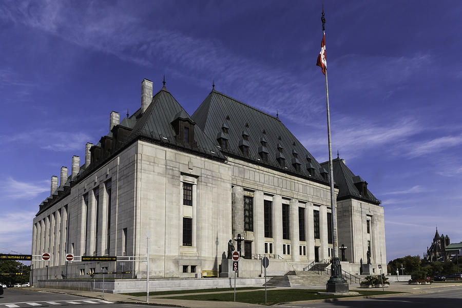 Supreme Court of Canada building Photograph by Josef Pittner