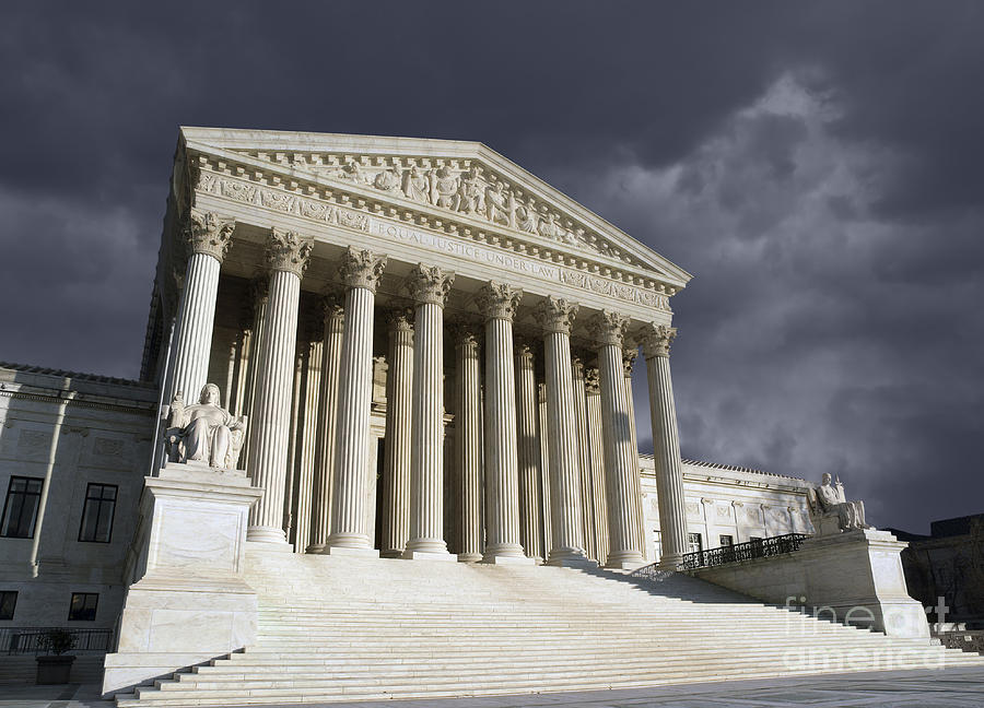 Supreme Court Washington DC Storm Photograph by Trekkerimages