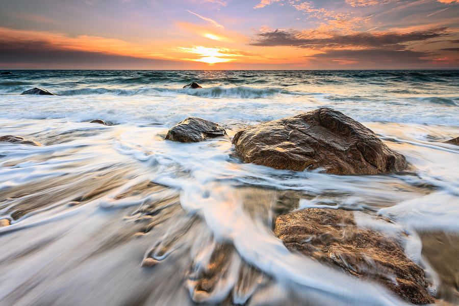 Surf and Sun Photograph by Bryan Bzdula