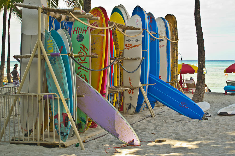 Beach Photograph - Surf Boards by Matt Radcliffe
