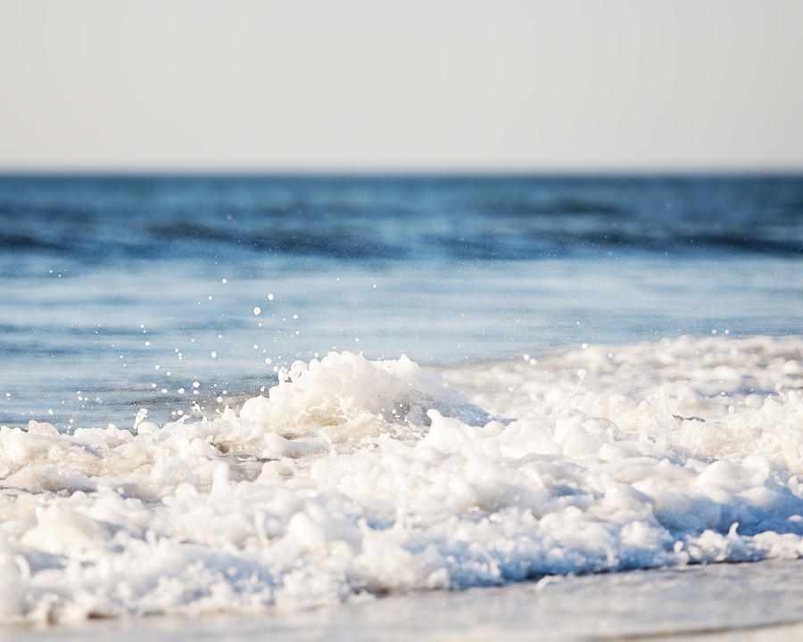 Beach Photograph - Surf - Blue Ocean Seascape by Carolyn Cochrane Beach Photograph - Surf - Blue Ocean Seascape by Carolyn Cochrane