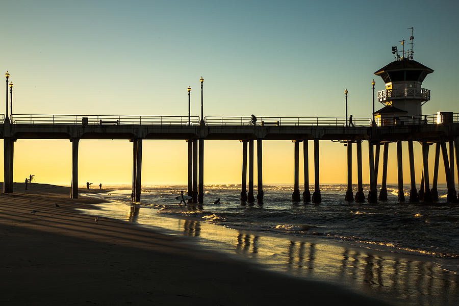 Surf City Morning Photograph by John Daly