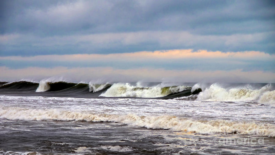 Nature Photograph - Surf City Surf by Mark Miller